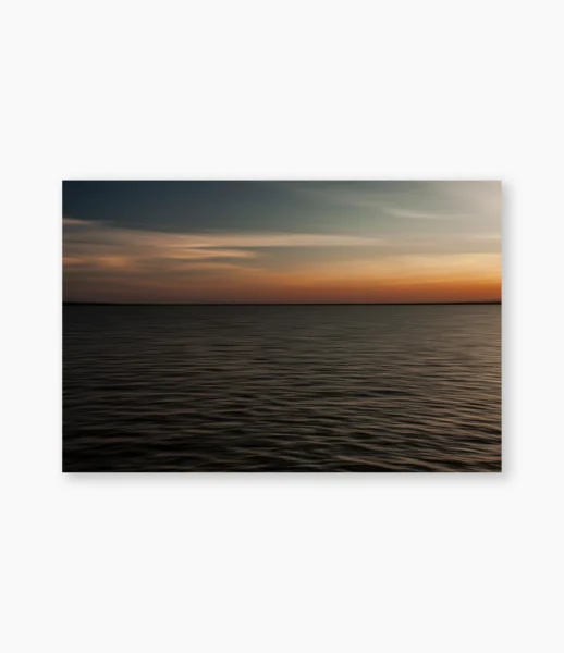 Horizonte do mar sob luz suave – fotografia de André Nunez